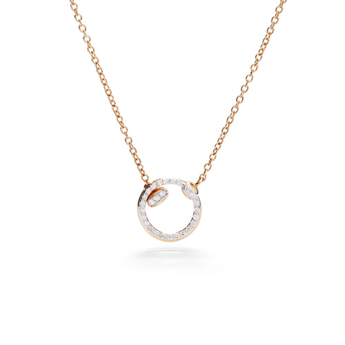 Pomellato Pomellato Together Halskette mit Anhänger (PCC5013O7WHRDB000) aus Roségold mit Diamant