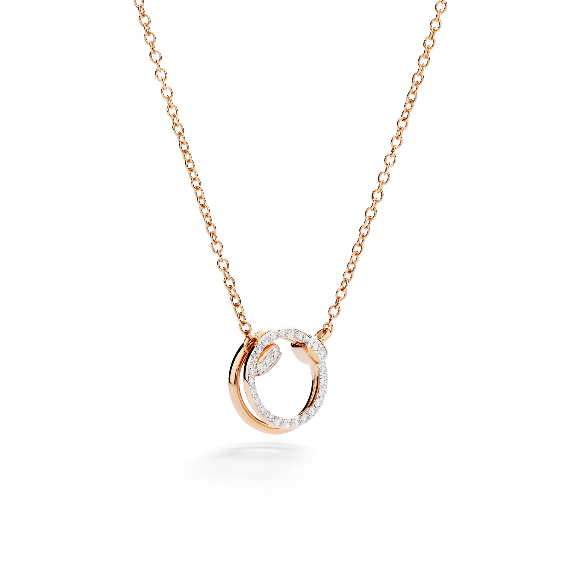 Pomellato Pomellato Together Halskette (PCC5013O7WHRDB000) aus Roségold mit Diamant