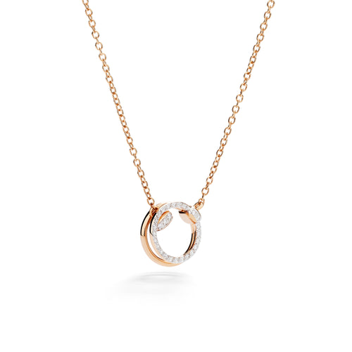 Pomellato Pomellato Together Halskette mit Anhänger (PCC5013O7WHRDB000) aus Roségold mit Diamant