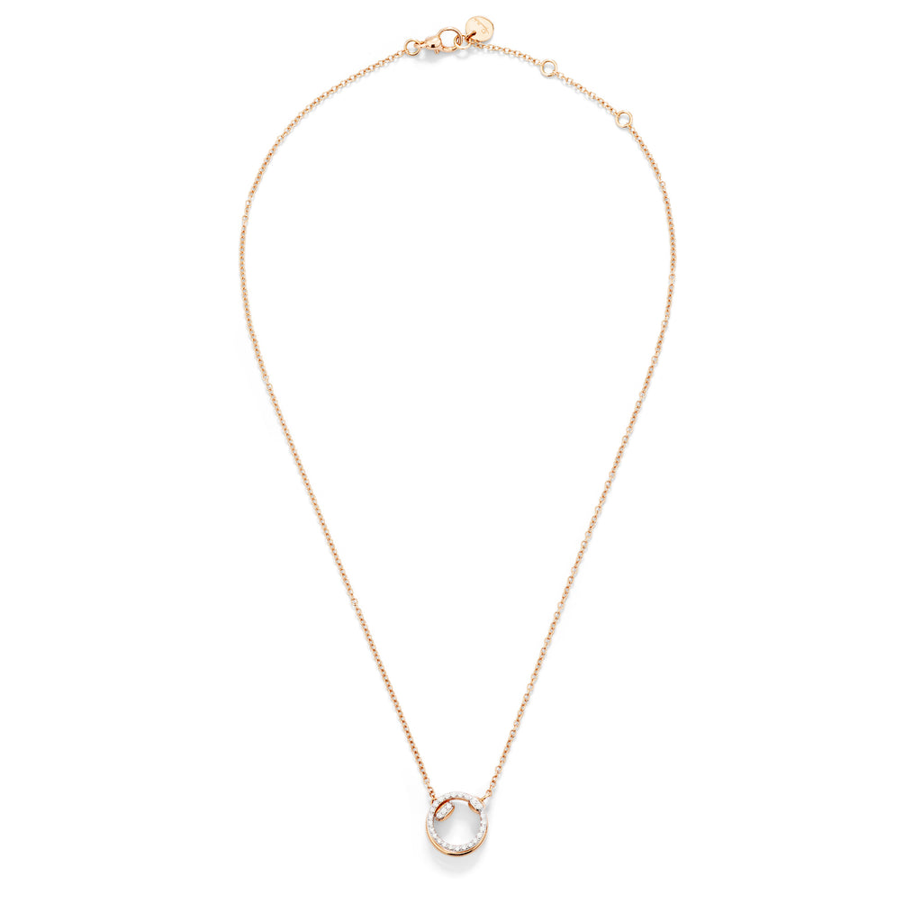 Pomellato Pomellato Together Halskette (PCC5013O7WHRDB000) aus Roségold mit Diamant