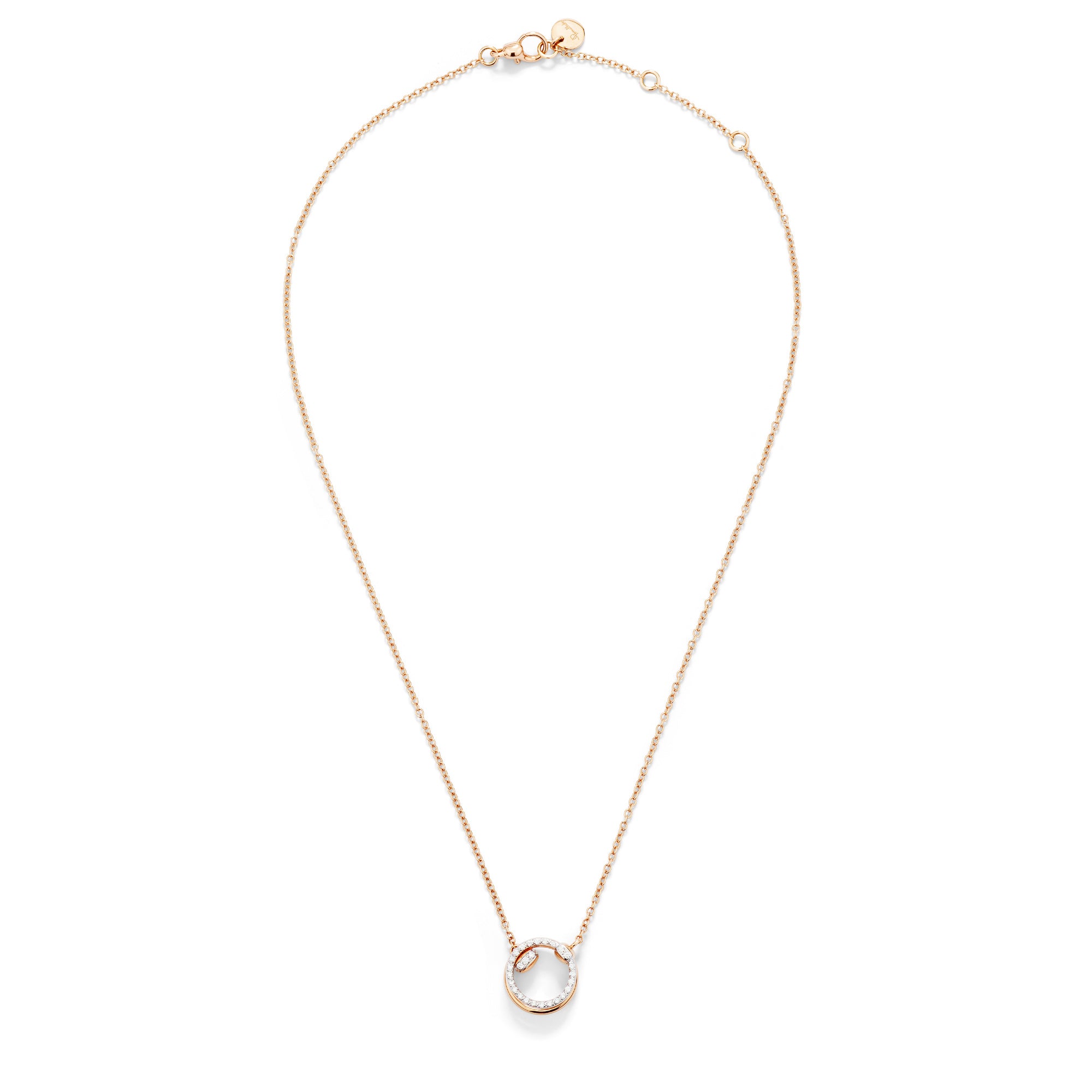 Pomellato Pomellato Together Halskette (PCC5013O7WHRDB000) aus Roségold mit Diamant