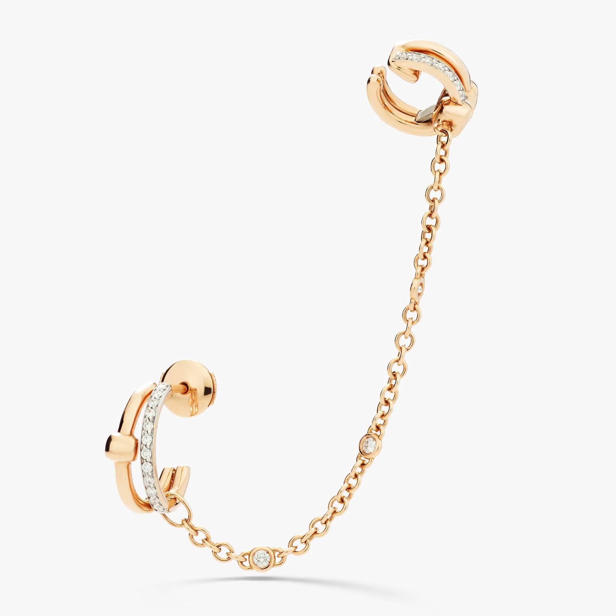 Pomellato Pomellato Together Ohrklemme (PHC5013O7WHRDB000) aus Roségold mit Diamant