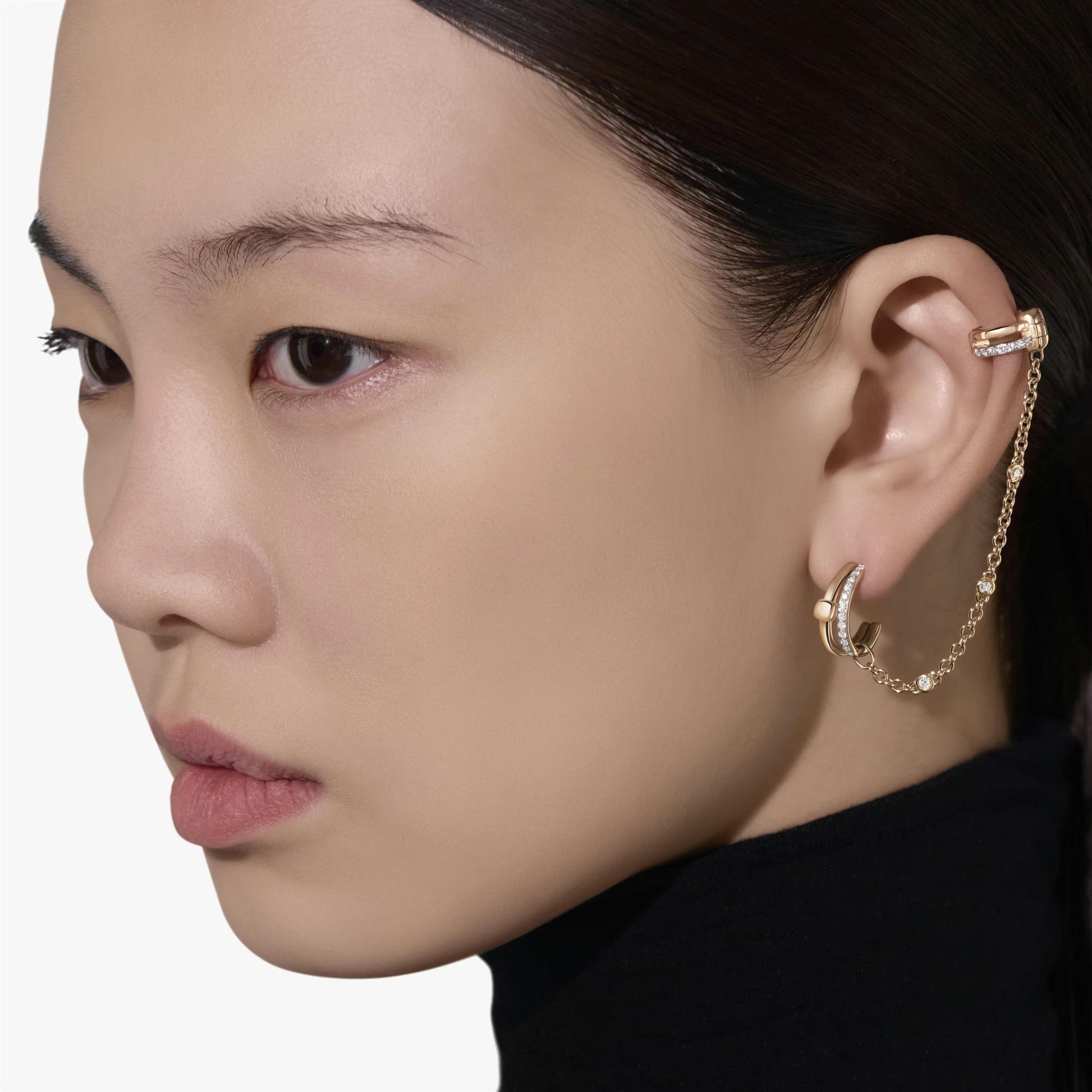 Pomellato Together Ohrklemme, Roségold • Diamant von Pomellato (PHC5013O7WHRDB000)