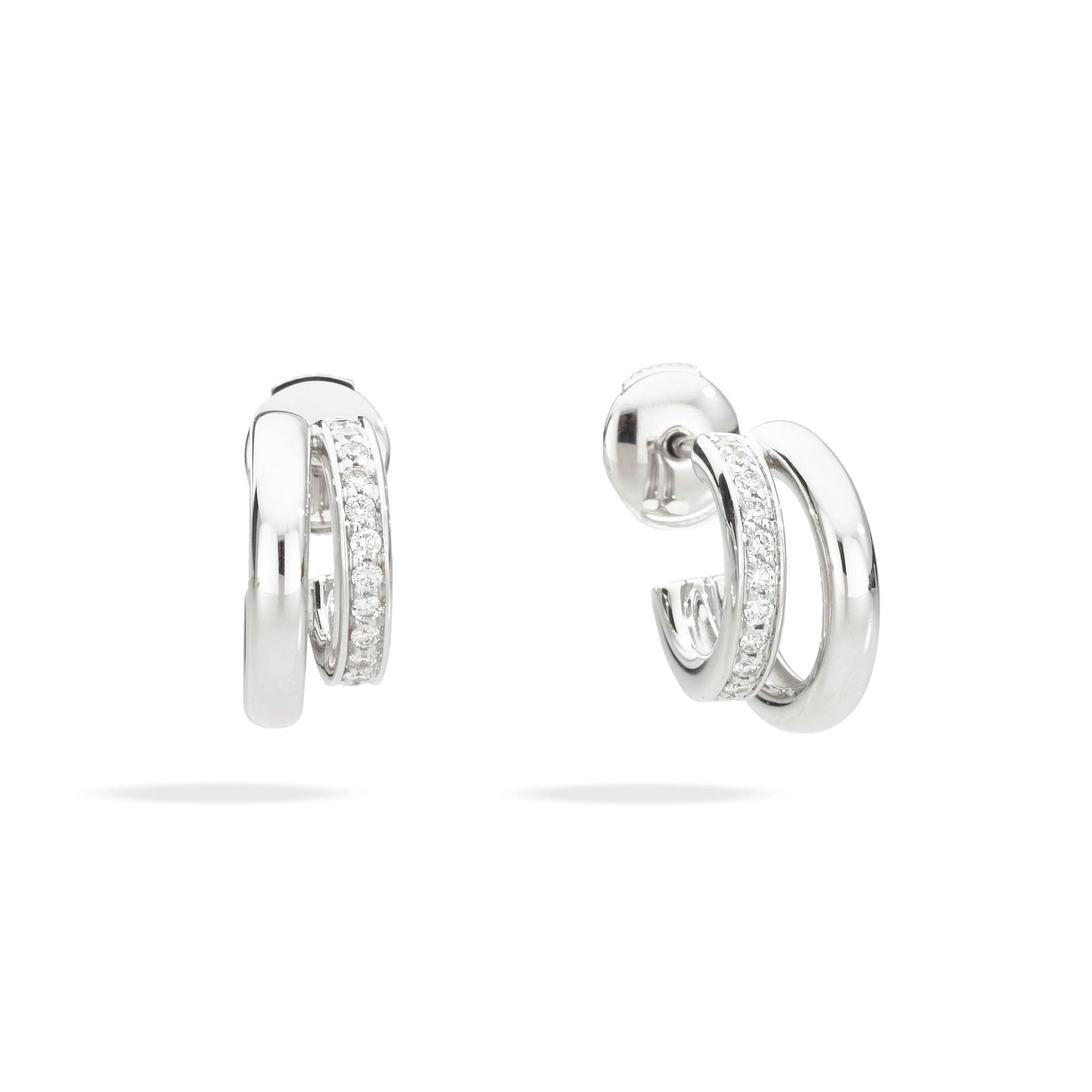 Pomellato Pomellato Together Ohrringe (POB8111O2WHRDB000) aus Weißgold mit Diamant