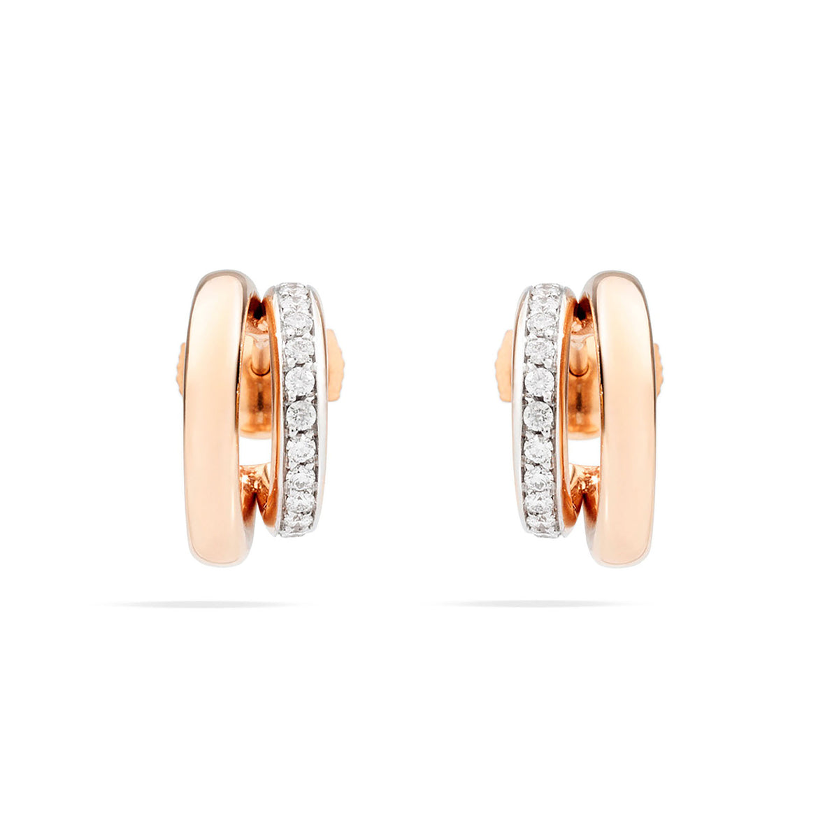 Pomellato Pomellato Together Ohrringe (POB8111O7000DB000) aus Roségold mit Diamant