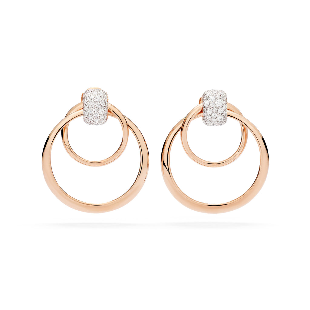 Pomellato Pomellato Together Ohrringe (POC6011O7WHRDB000) aus Roségold mit Diamant