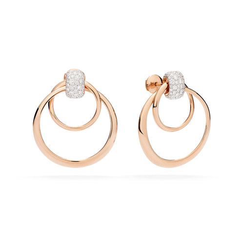 Pomellato Pomellato Together Ohrringe (POC6011O7WHRDB000) aus Roségold mit Diamant