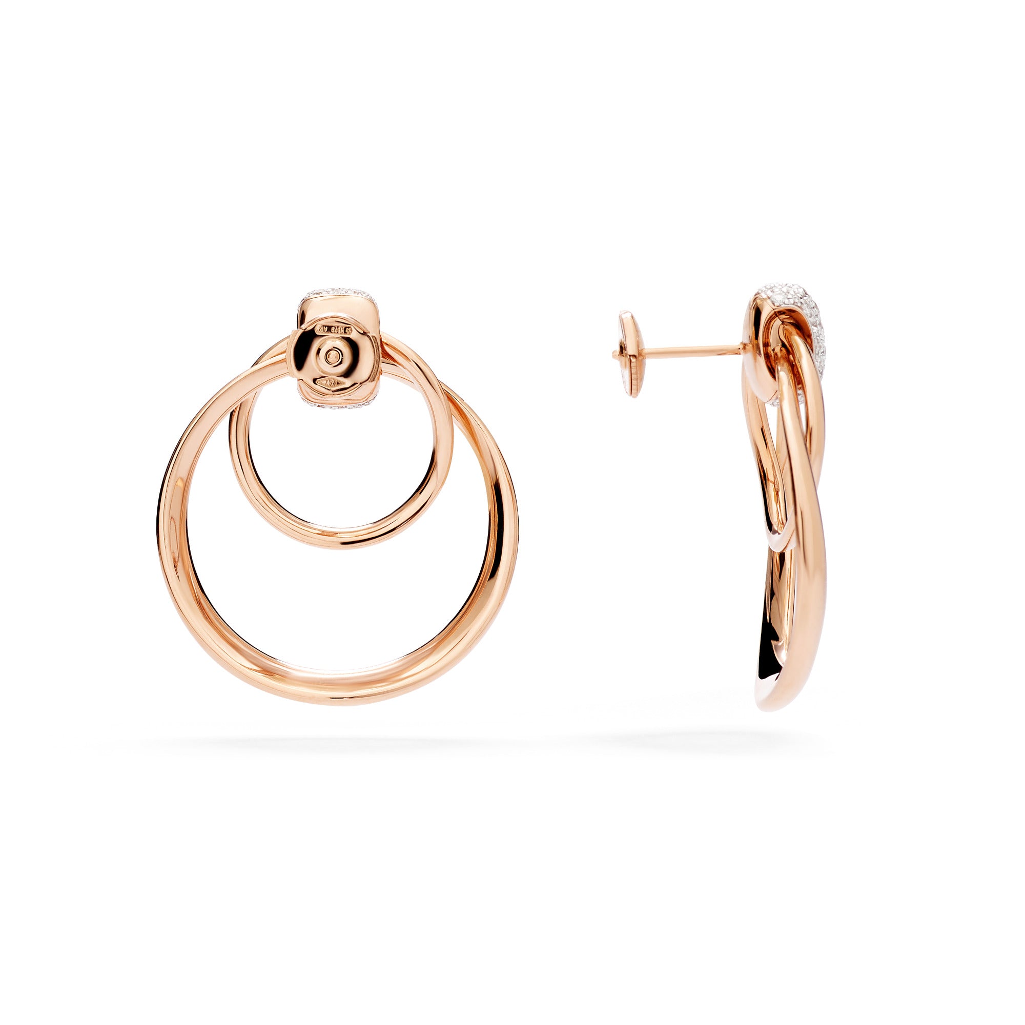 Pomellato Pomellato Together Ohrringe (POC6011O7WHRDB000) aus Roségold mit Diamant