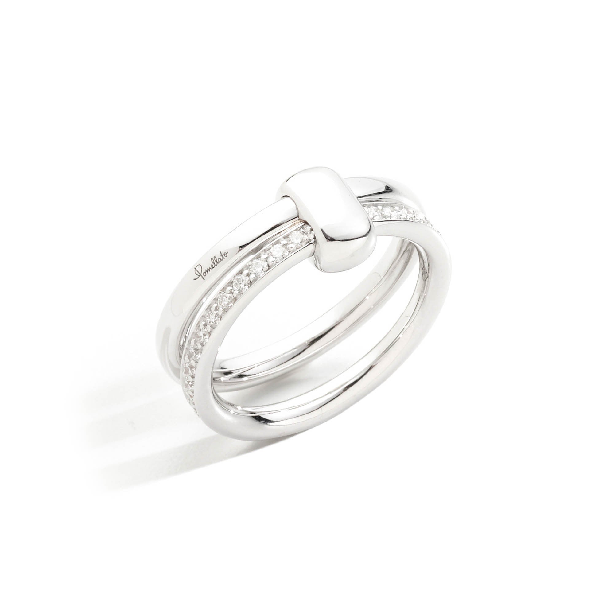 Pomellato Pomellato Together Ring (PAC0100O2WHRDB000) aus Weißgold mit Diamant