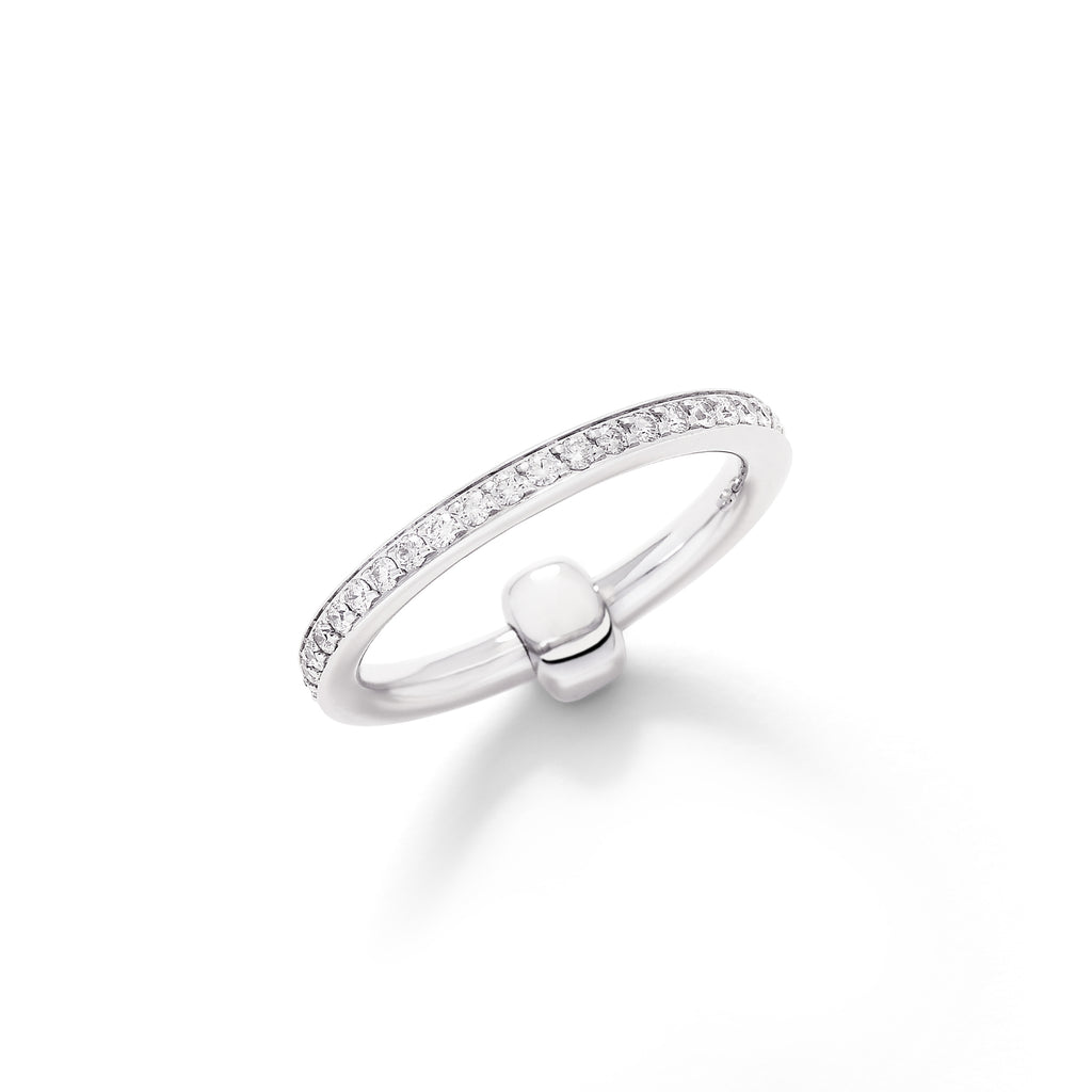 Pomellato Pomellato Together Ring (PAC4015O2WHRDB000) aus Weißgold mit Diamant