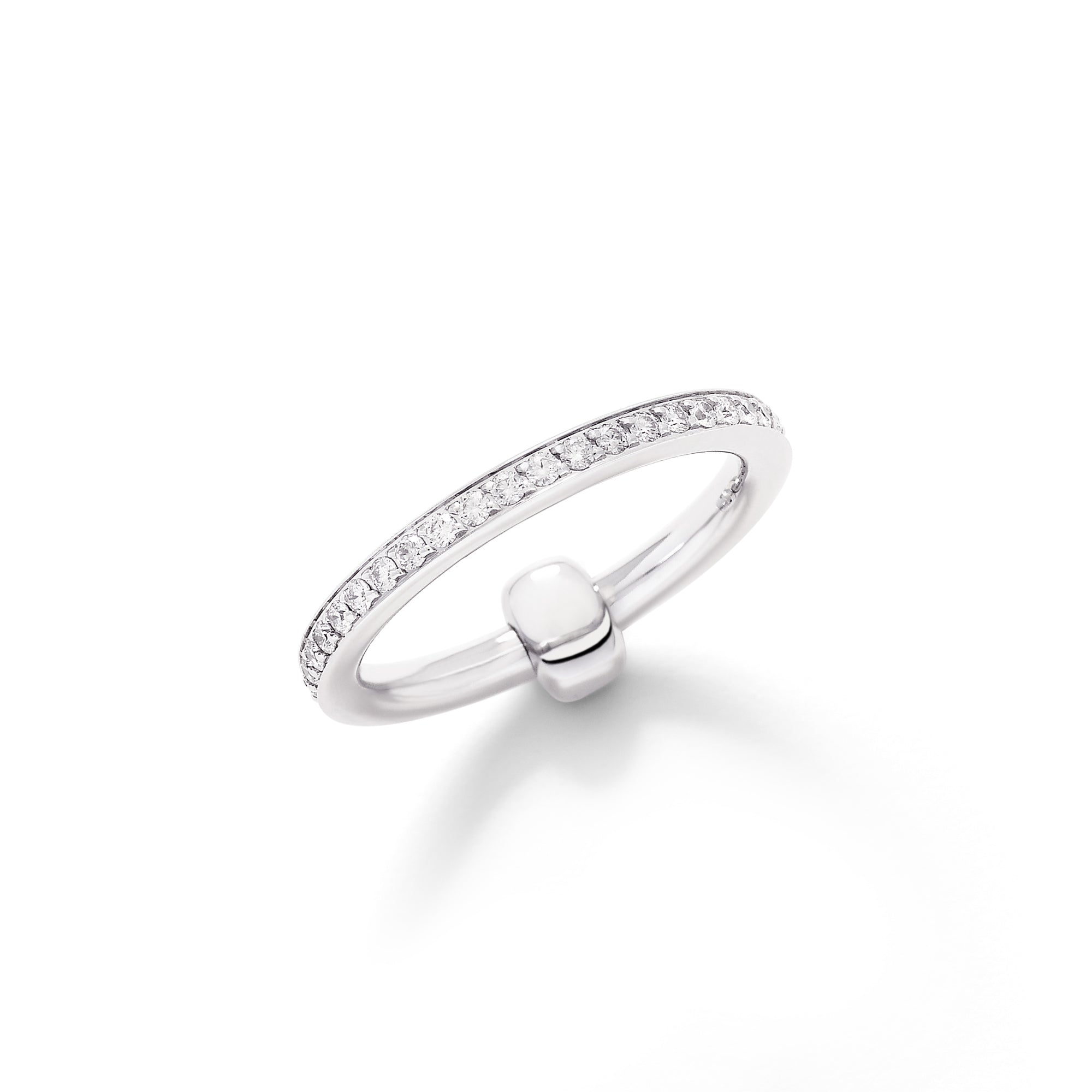 Pomellato Pomellato Together Ring (PAC4015O2WHRDB000) aus Weißgold mit Diamant