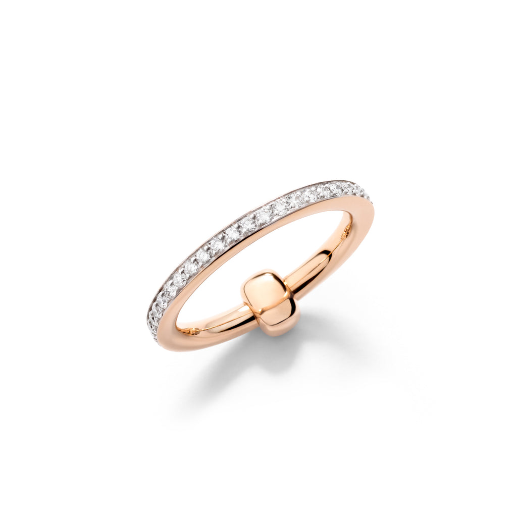 Pomellato Pomellato Together Ring (PAC4015O7WHRDB000) aus Roségold mit Diamant