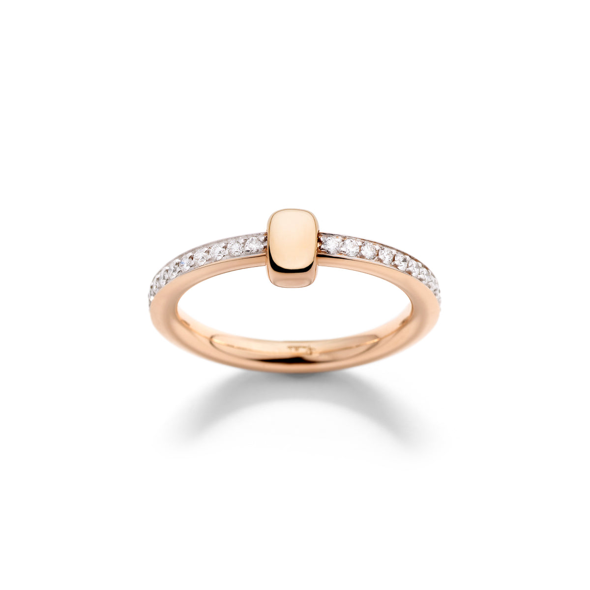 Pomellato Pomellato Together Ring (PAC4015O7WHRDB000) aus Roségold mit Diamant