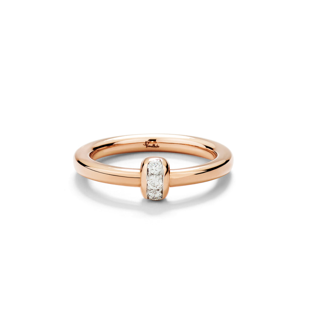 Pomellato Pomellato Together Ring (PAC5013O7000DB000) aus Roségold mit Diamant