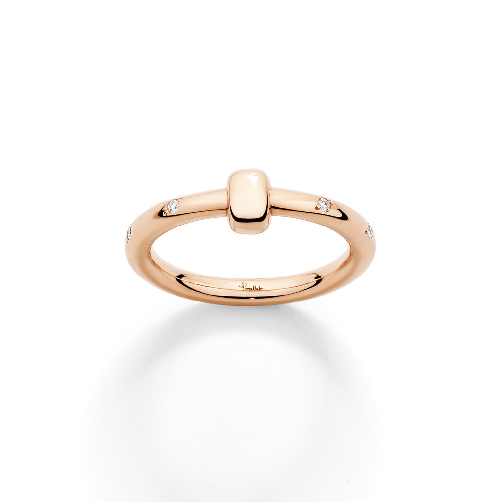 Pomellato Pomellato Together Ring (PAC5014O7000DB000) aus Roségold mit Diamant