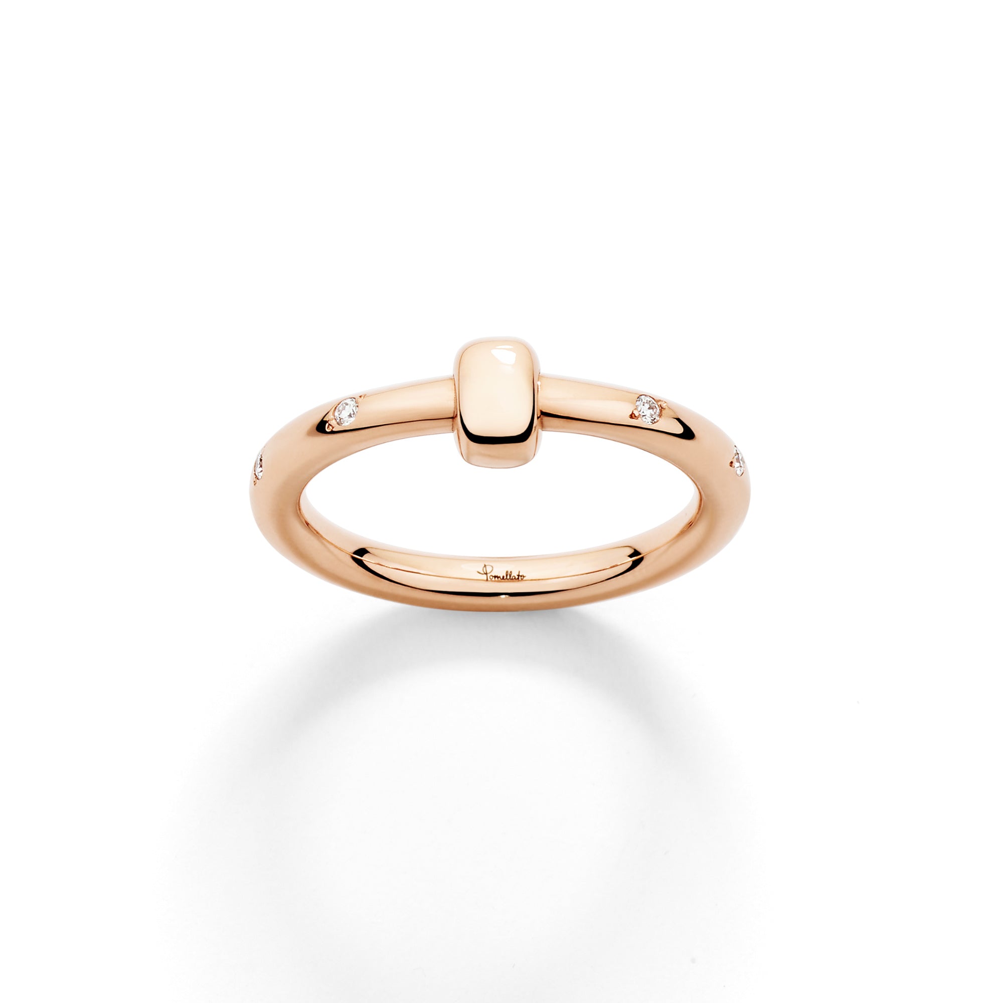Pomellato Pomellato Together Ring (PAC5014O7000DB000) aus Roségold mit Diamant