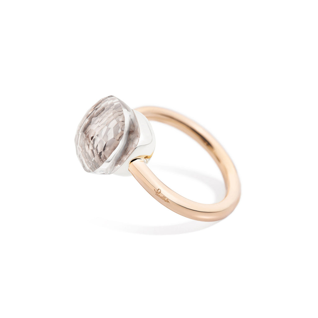 Pomellato Nudo Ring (PAA1100O6000000TB) aus Bicolor-Gold mit Topas