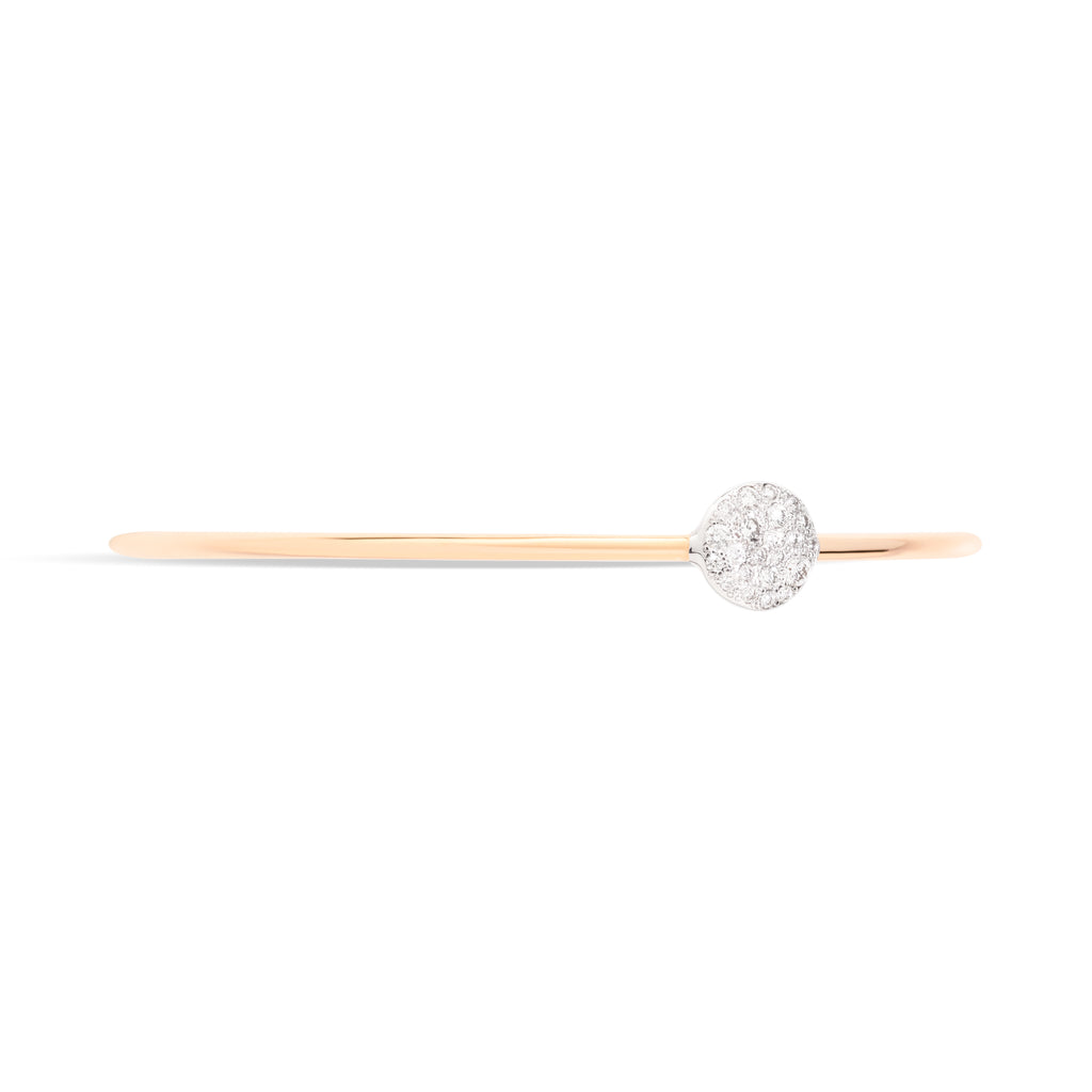 Pomellato Sabbia Armreif (PBB7012O7000DB000) aus Roségold mit Diamant