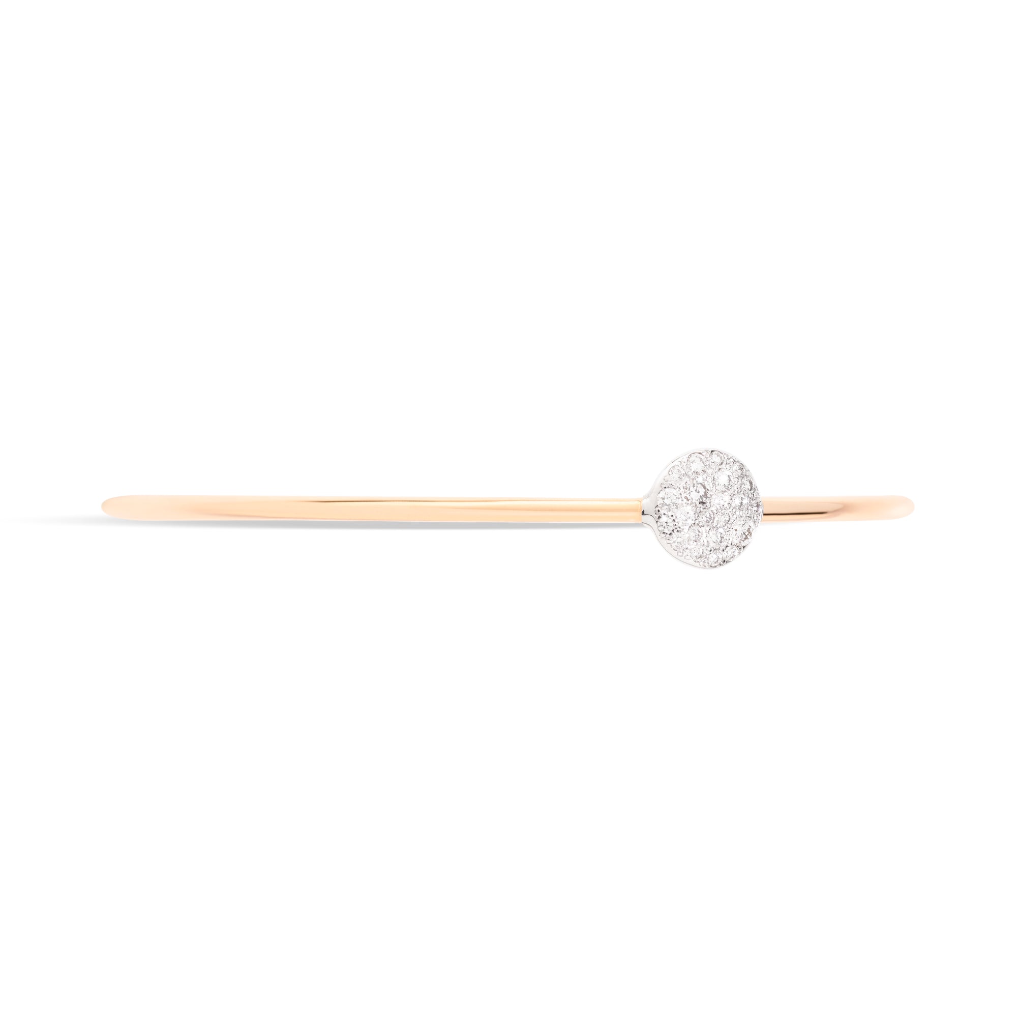 Pomellato Sabbia Armreif (PBB7012O7000DB000) aus Roségold mit Diamant