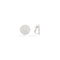Pomellato Sabbia Clip-Ohrringe (POB6073UWWHRDB000) aus Weißgold mit Diamant