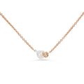 Pomellato Sabbia Halskette (PCC4070O6WHRDB0BR) aus Bicolor-Gold mit Diamant