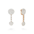 Pomellato Sabbia Ohrhänger (POC5071O7WHRDB000) aus Bicolor-Gold mit Diamant