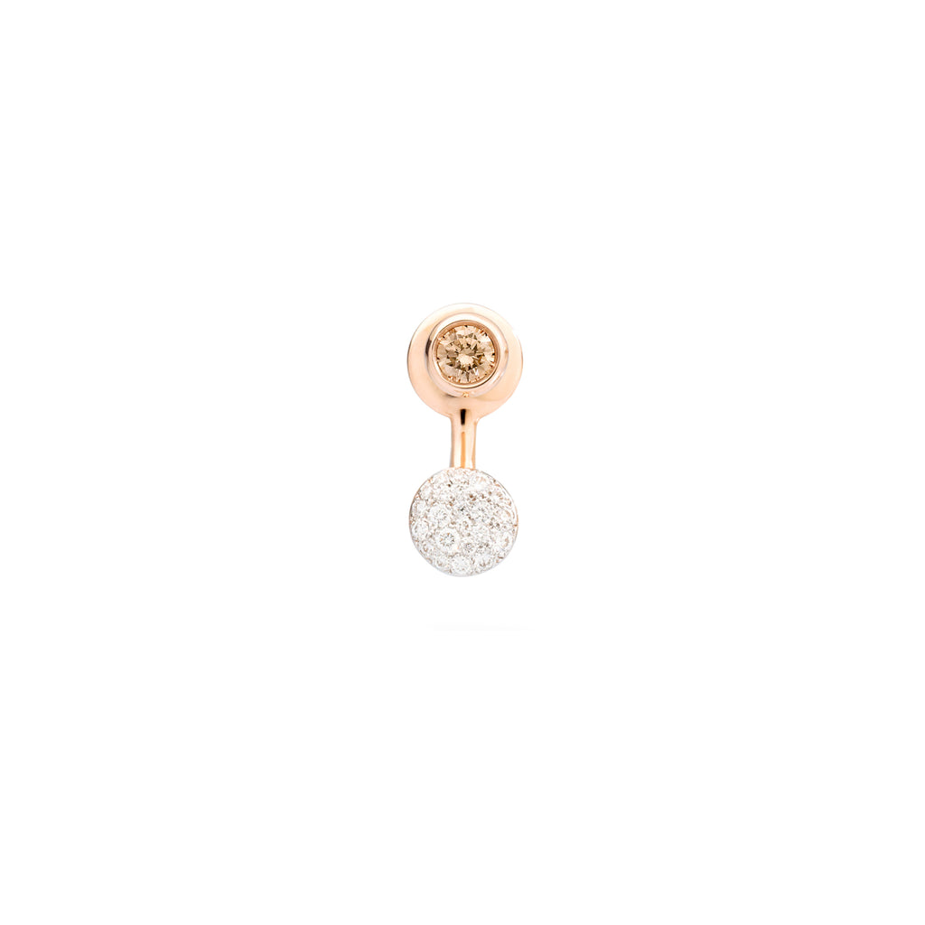 Pomellato Sabbia Ohrring (PHC3052O7WHRDBRB0) aus Roségold mit Diamant
