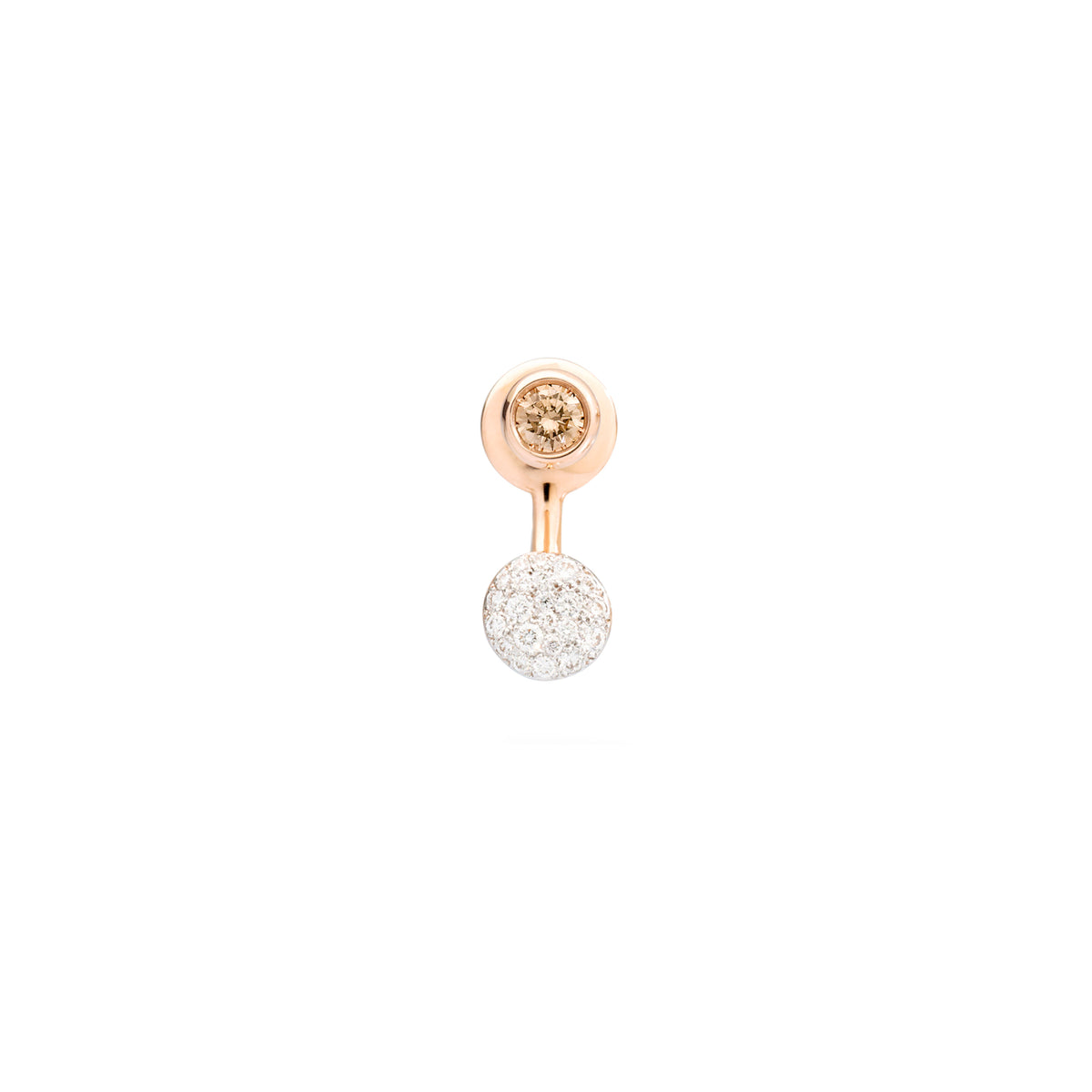 Pomellato Sabbia Ohrring (PHC3052O7WHRDBRB0) aus Roségold mit Diamant
