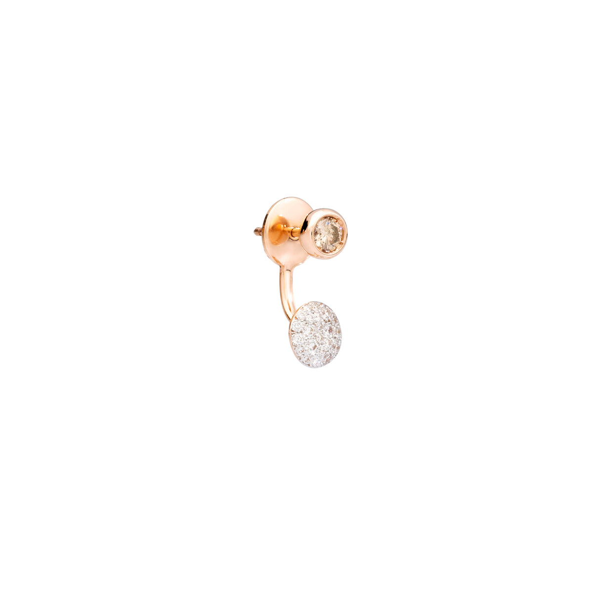 Pomellato Sabbia Ohrring (PHC3052O7WHRDBRB0) aus Roségold mit Diamant