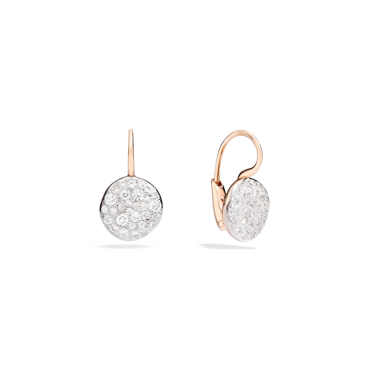 Pomellato Sabbia Ohrringe (POB2041O7000DB000) aus Roségold mit Diamant