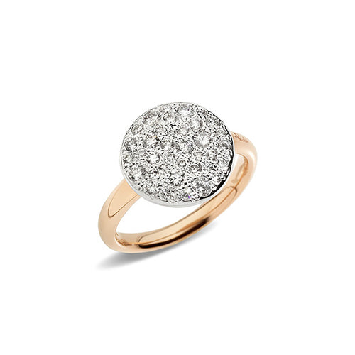 Pomellato Sabbia Ring (PAB2040O7000DB000) aus Roségold mit Diamant