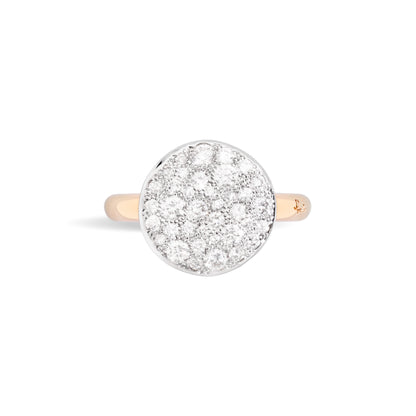 Pomellato Sabbia Ring (PAB2040O7000DB000) aus Roségold mit Diamant