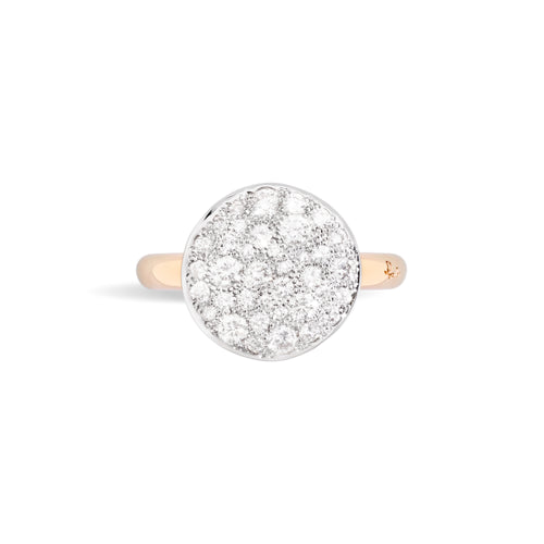 Pomellato Sabbia Ring (PAB2040O7000DB000) aus Roségold mit Diamant