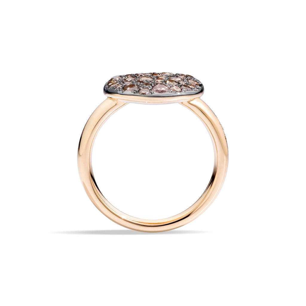 Pomellato Sabbia Ring (PAB2040O7000DBR00) aus Roségold mit Diamant