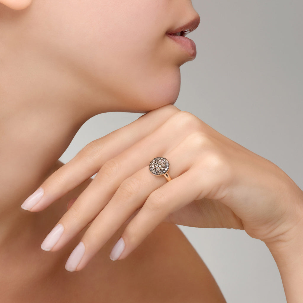 Pomellato Sabbia Ring (PAB2040O7000DBR00) aus Roségold mit Diamant