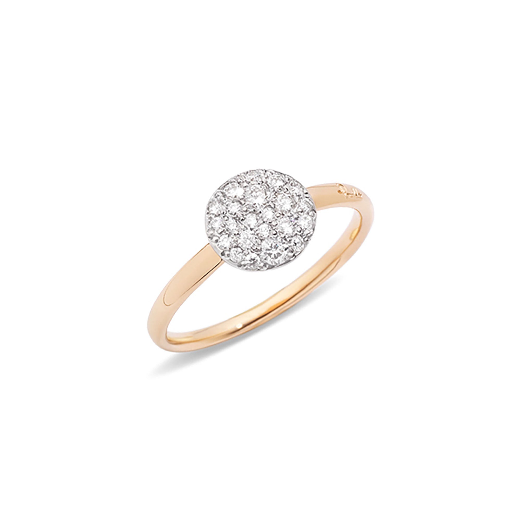 Pomellato Sabbia Ring (PAB4070O7000DB000) aus Roségold mit Diamant