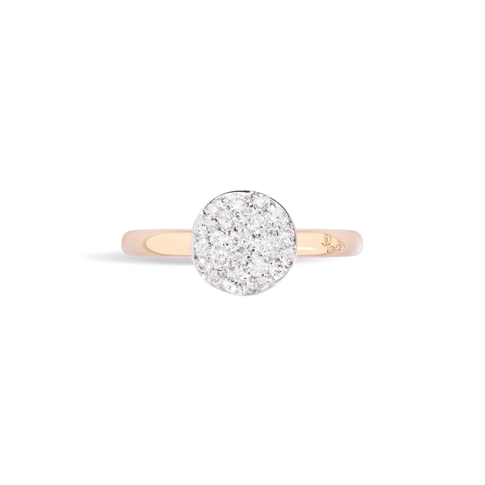 Pomellato Sabbia Ring (PAB4070O7000DB000) aus Roségold mit Diamant