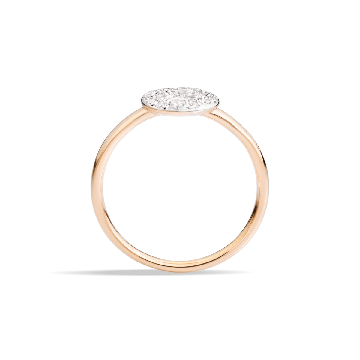Pomellato Sabbia Ring (PAB4070O7000DB000) aus Roségold mit Diamant