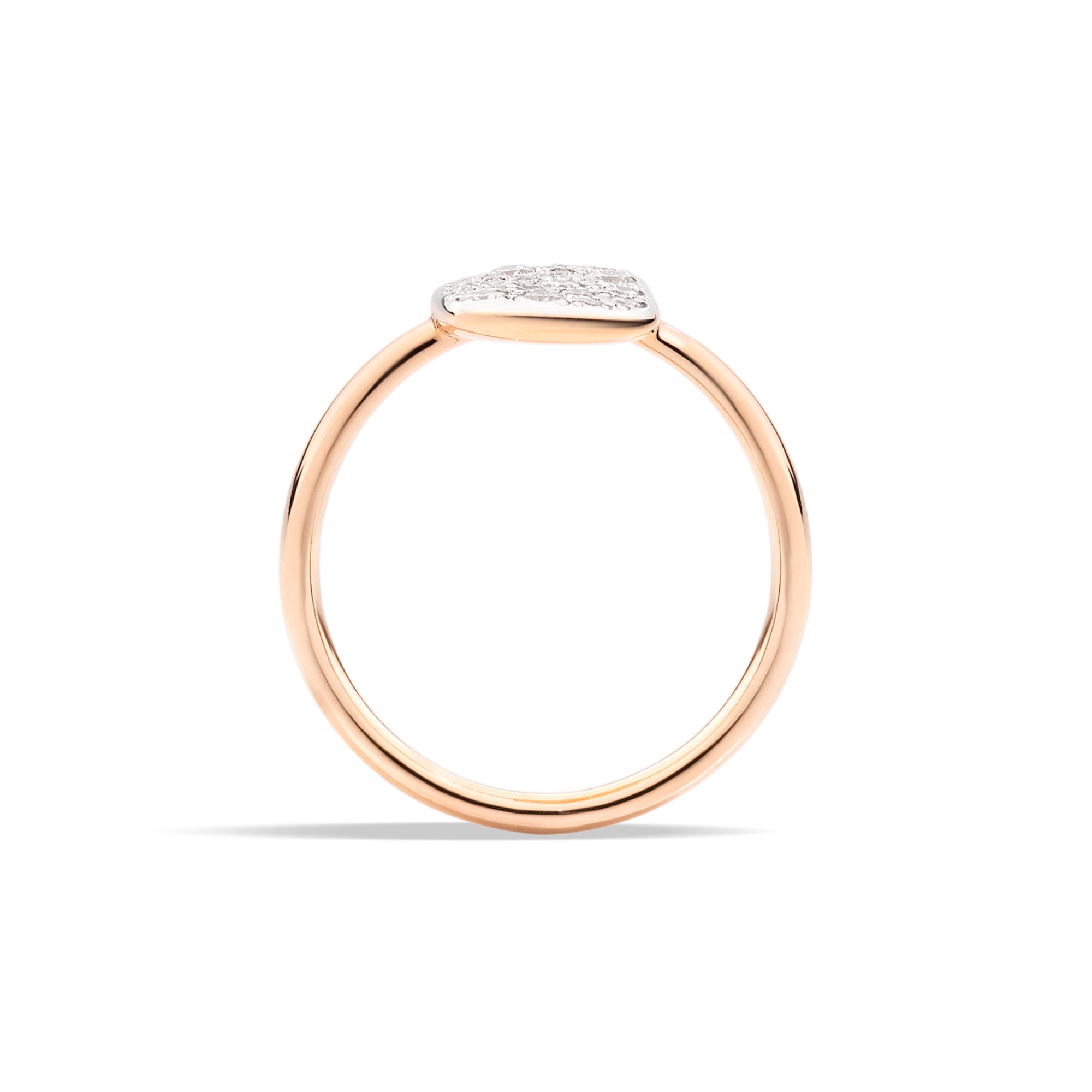 Pomellato Sabbia Ring (PAB9032O7000DB000) aus Roségold mit Diamant