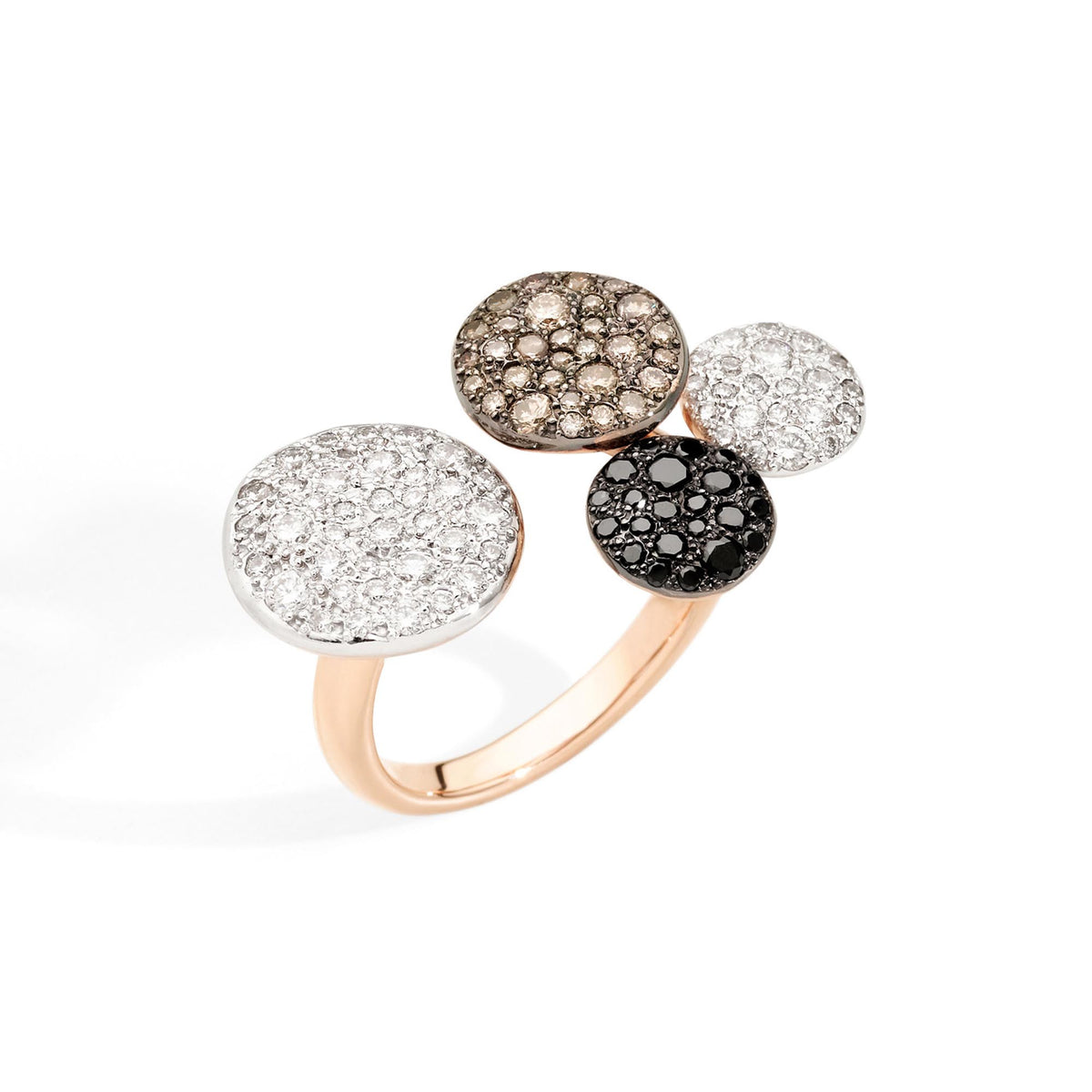 Pomellato Sabbia Ring (PAC001007BWRDBX00) aus Roségold mit Diamant