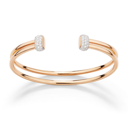 Pomellato Together Armreif, Roségold • Diamant von Pomellato (PBC5010O7WHRDB000)