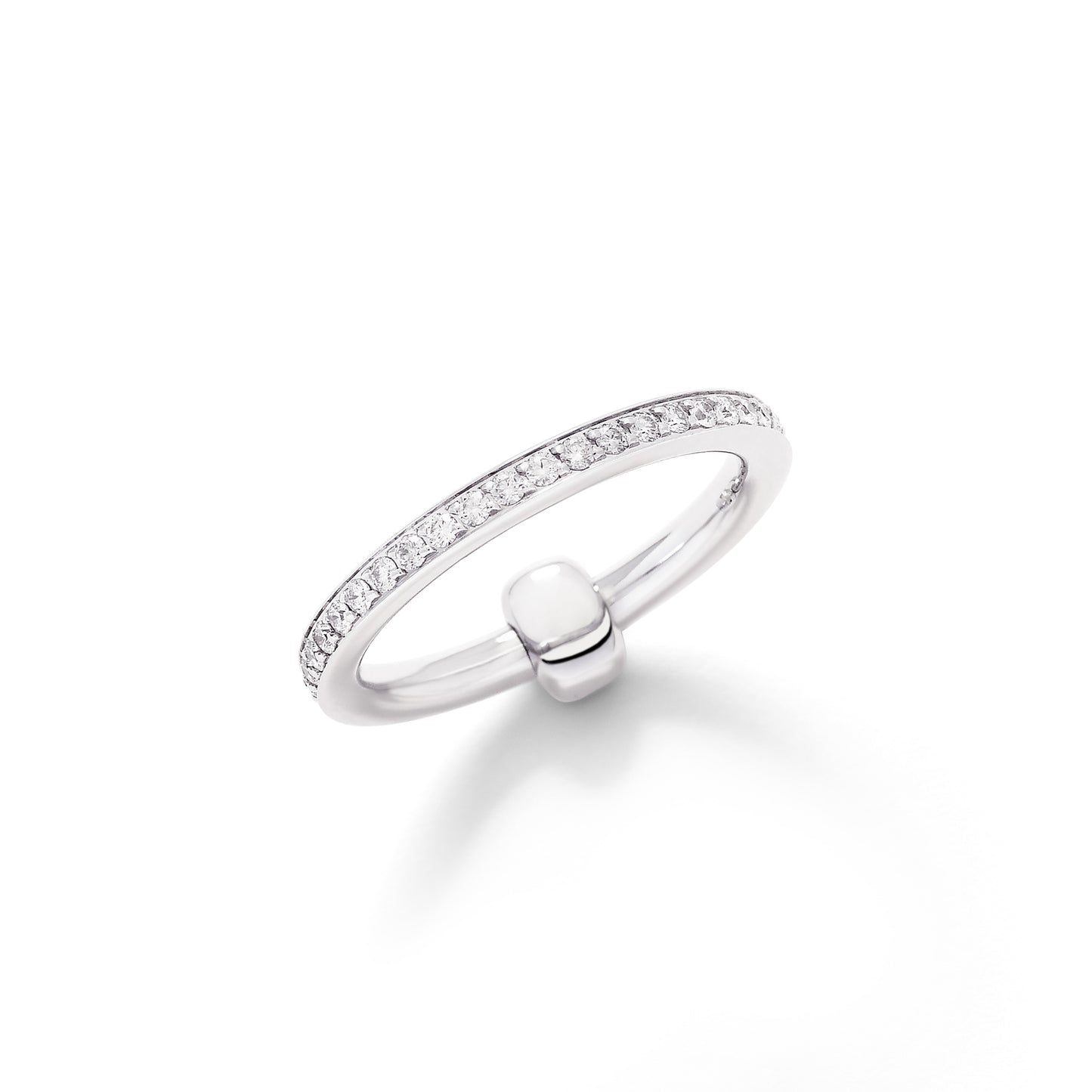 Pomellato Together Ring, Bicolor-Gold • Diamant von Pomellato (PAC4015O2WHRDB000)