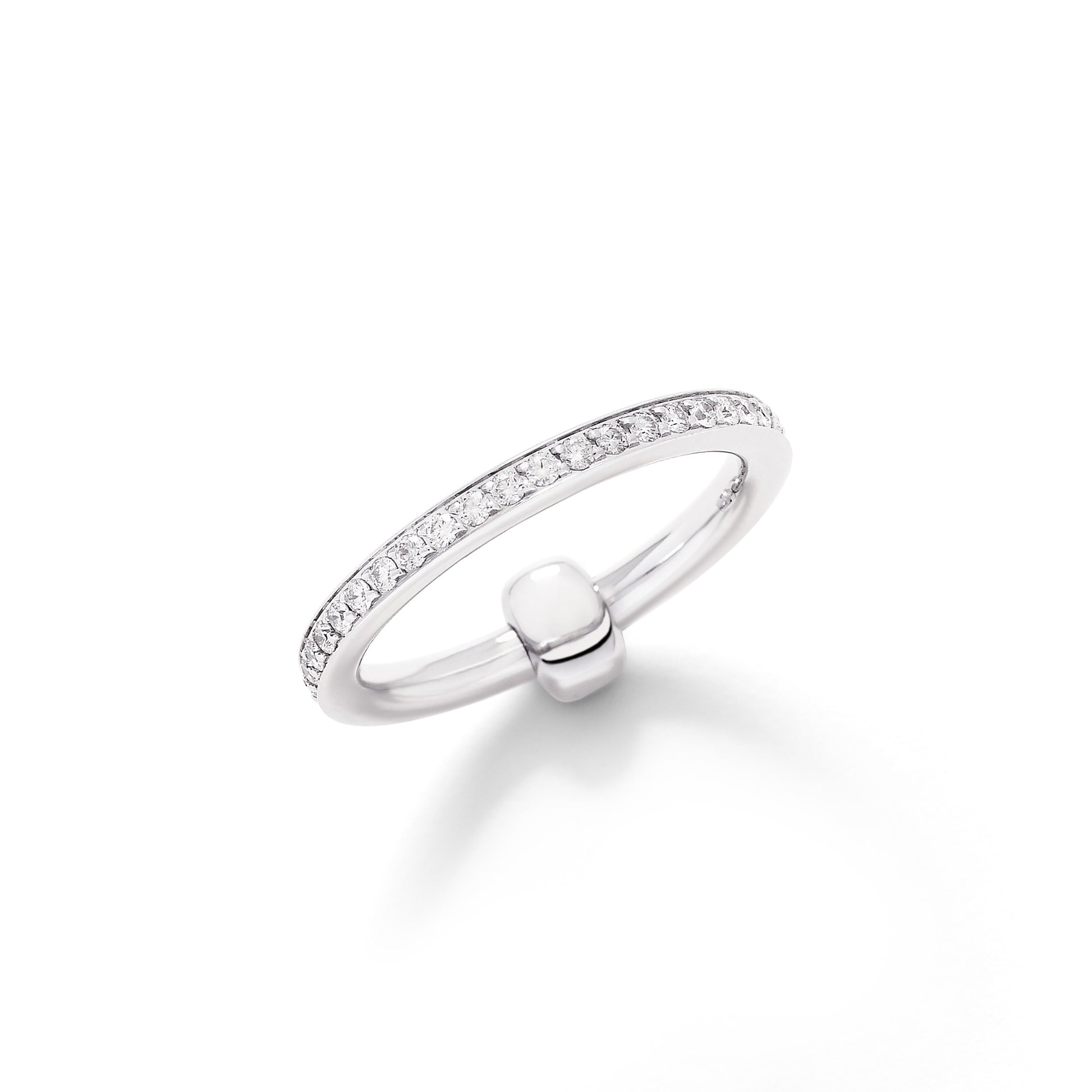 Pomellato Together Ring, Bicolor-Gold • Diamant von Pomellato (PAC4015O2WHRDB000)