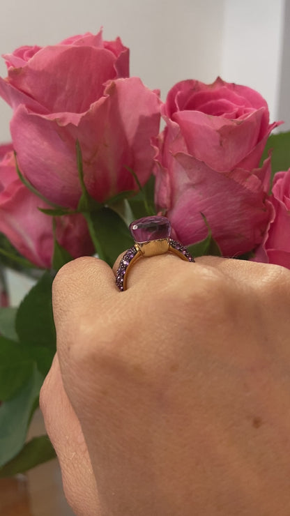 Ring Nudo Classic, Roségold • Amethyst