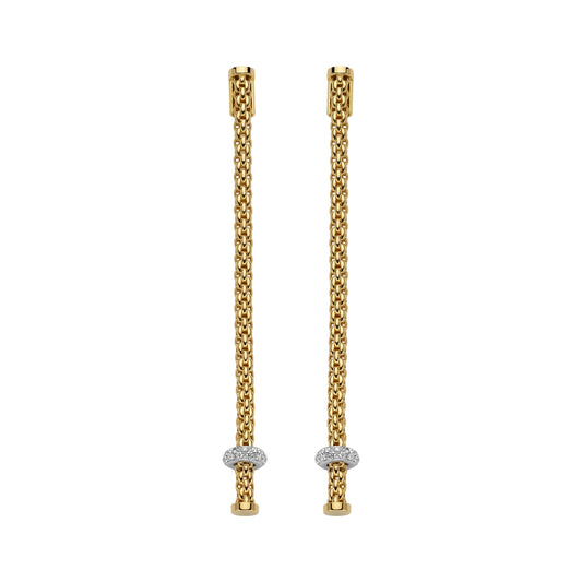 Prima Ohrgehänge mit Diamanten, Bicolor-Gold • Diamant von FOPE (74508OX_BB_G_XBX_000)