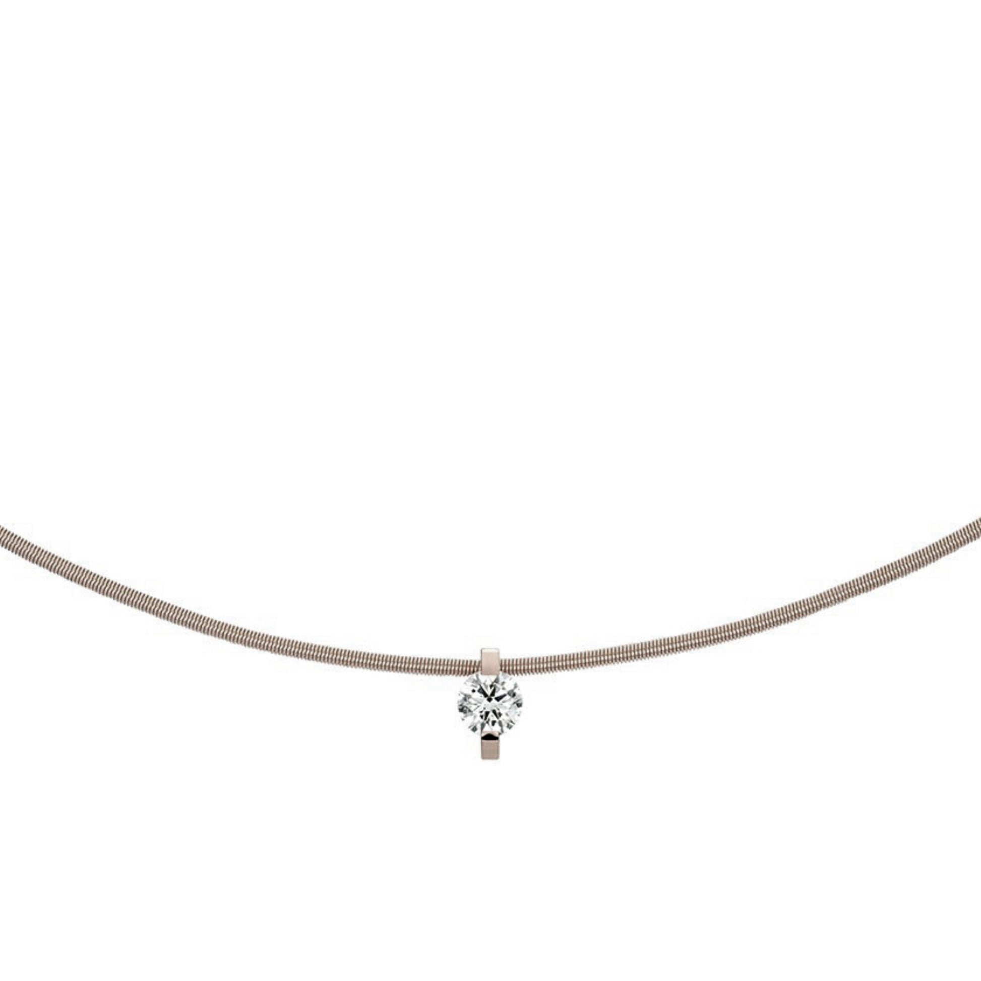 Princess Anhänger  • Diamant von Niessing (N363960-6.8mm-0.23ct-fg)