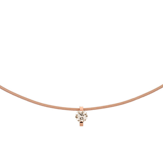 Princess Anhänger  von Niessing (N363960-7.5mm-0.3ct-cinnamon-cr)