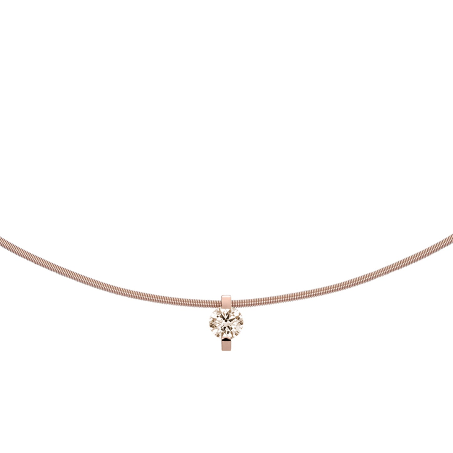 Princess Anhänger  • Diamant von Niessing (N363960-7.5mm-0.3ct-cinnamon-rw)