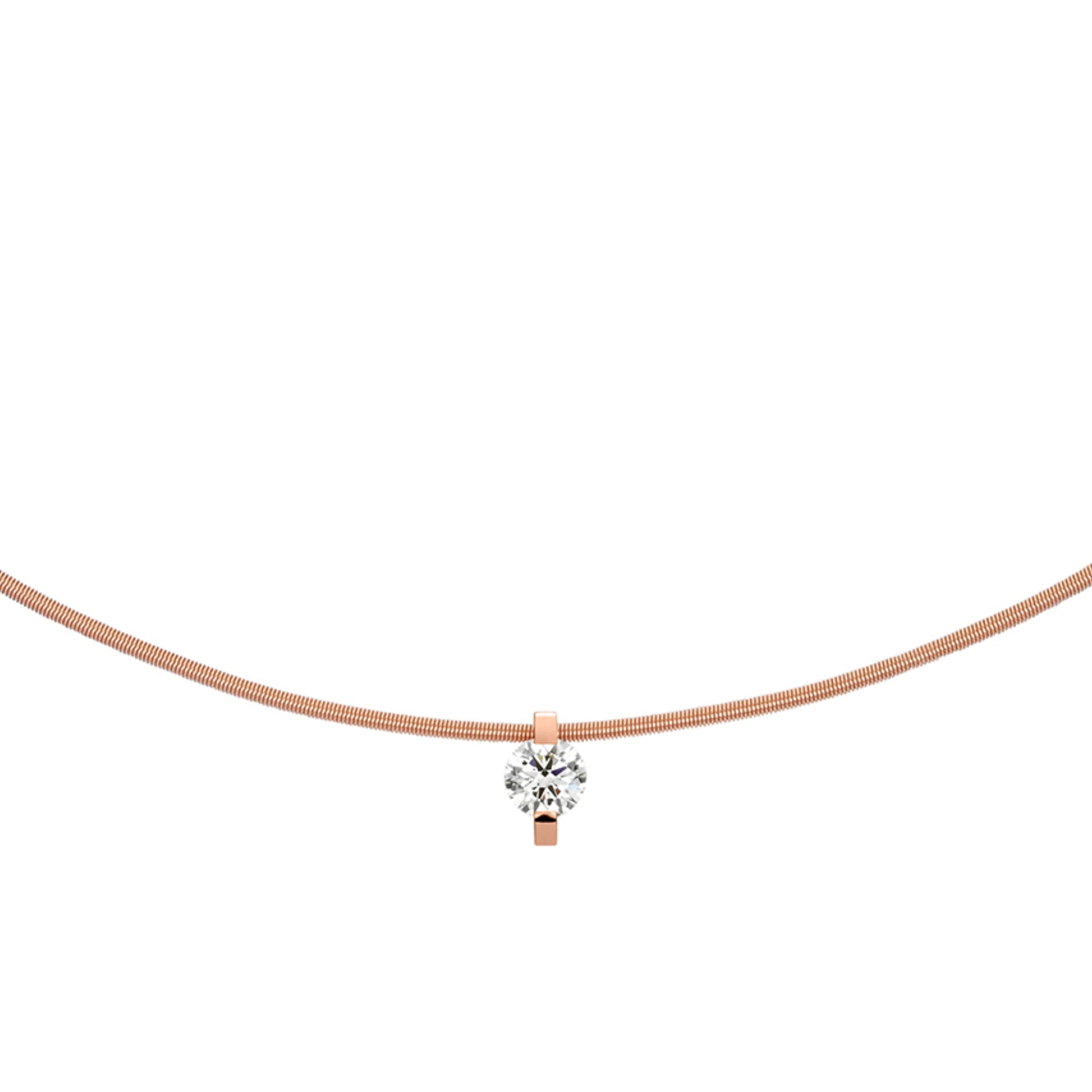 Princess Anhänger  von Niessing (N363960-7.5mm-0.3ct-cr)