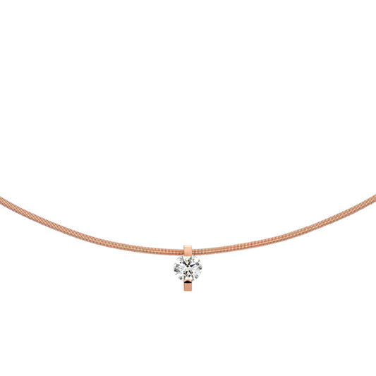 Princess Anhänger  von Niessing (N363960-7.5mm-0.3ct-cr)